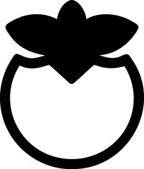 Wall Mural - a black and white vector silhouette of a hat is a simple vector icon