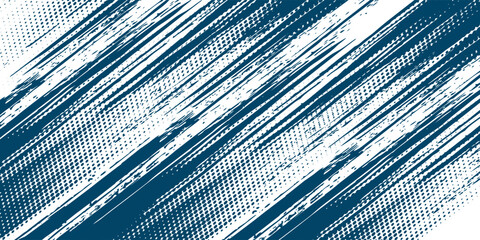 Fototapete - Halftone dots red and blue color pattern gradient grunge texture background. Dot pop art comic sport style vector illustration. grunge vector dots . eps 10