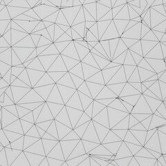 Low-Poly Abstract: Grey Geometric Texture AI Generated