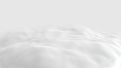 Wall Mural - milk waves on a bright white background illustration.