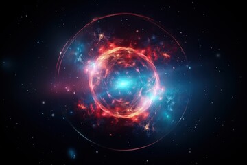 Wall Mural - light particle astronomy universe outdoors.