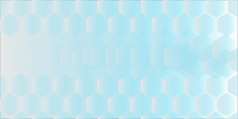 Blue abstract background with bubbles features a seamless geometric pattern and light 3d design