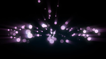 Wall Mural - abstract fantasy background shiny particles dust rays and energy flow loop