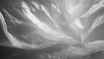 Aufkleber -  translucent crinkled plastic texture background for modern web design, print layouts, branding visuals, and abstract graphic design elements