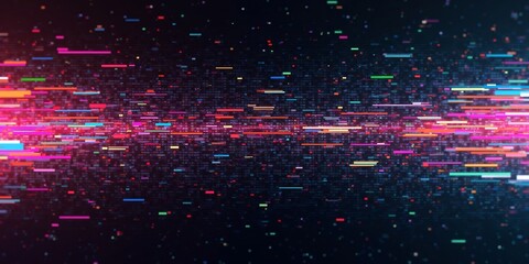 An abstract tech-style background digital noise