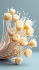 Poster - Ethereal Botanical Macro Delicate Organic Dandelion Seed Cluster Exploring Soft Translucent Textures - Minimalist Nature Art and Contemporary Design Inspiration