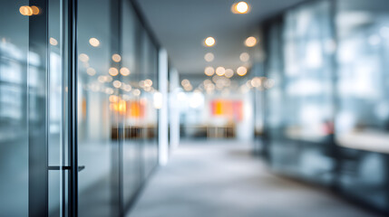 Business meeting environment blurred office interior modern workspace background professional setting