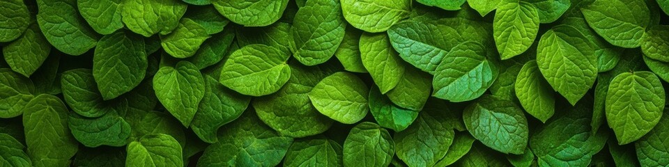 Poster - Vibrant Green Leaf Mosaic Eco-Conscious Nature Texture for Sustainable Design, Digital Wellness Backgrounds and Biophilic Branding Aesthetics