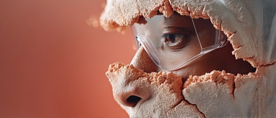 Leinwandbilder - Breakthrough Sensory Design Immersive Tech-Driven Visual Narrative of Human Transformation, Revealing Innovative Conceptual Identity Exploration in Digital Age Aesthetics