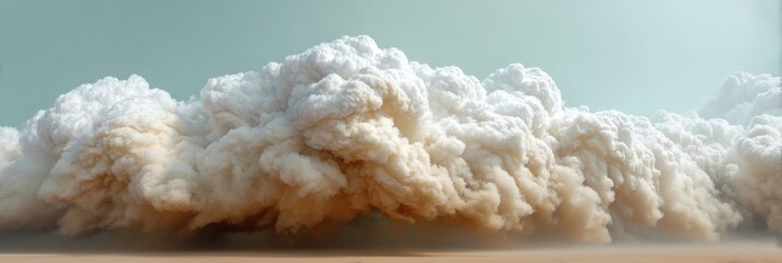 Fototapete - Climate Crisis Visual Ethereal Dust Storm - Immersive Environmental Design for Climate Tech Communication and Global Awareness Campaigns