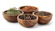 © Umid - Various kind of spices in wooden bowls