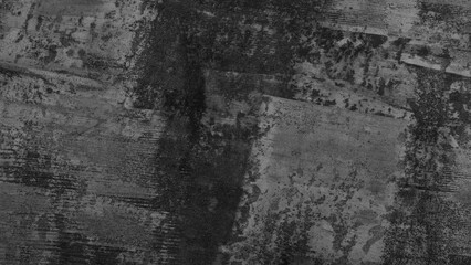 Aufkleber - A painting with a black  white background and red and brown splatters. painting has a rough, textured appearance, giving it a sense of depth and dimension