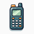 © FEROHORA - vibrant blue walkie talkie with orange buttons