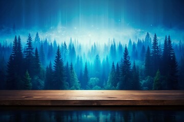 Wall Mural - abstract dark blue smooth texture background, double exposure photography stock photo