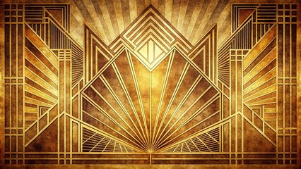 Wall Mural - vintage geometric line art photography: abstract shapes & patterns