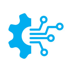 digital transformation colored icon