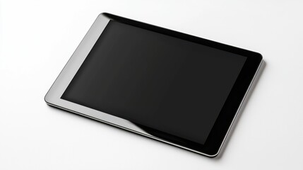 Wall Mural - Smart home control panel with black border screen on white background