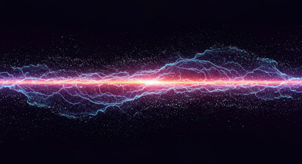 Wall Mural - Abstract Energy Blast Glowing Plasma Light Streaks Cosmic Background