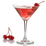 cherry cocktail with cherry