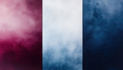 Poster - Abstract Colorful Background with Blue White and Pink Textures with Gradient Overlay Artistic Style for Decorative Design and Modern Backdrop Wallpaper Template