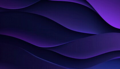Leinwandbilder - Abstract Purple Waves Background Texture Gradient for Modern Graphic Design Template with Dynamic Smooth Curves Presentation Backdrop
