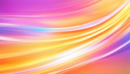 Leinwandbilder - Vibrant Abstract Background with Swirling Lines and Gradient of Purple Blue Orange and Yellow Colors Creates a Dynamic and Modern Design for Digital Art and Decoration