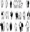 © Natta - Sketching Urban people flat vector illustration collection pack set 1