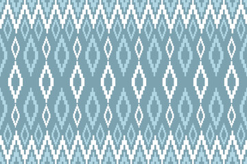 ethnic ikat seamless pattern abstract pattern vector design for fabric block print