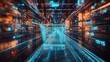 © William - Digital supermarket shopping cart technology online retail store cyber future innovation concept