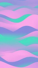 Wall Mural - Abstract colorful waves background. Seamless loop motion. Modern concept. For advertising and social media