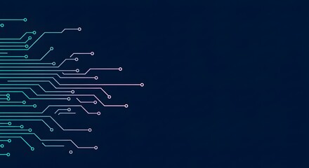 Dark Blue Gradient Background - Technology Stock Photography HD
