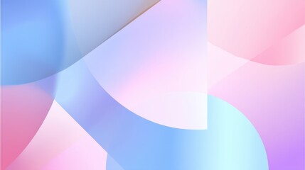 Poster - Elegant minimalist abstract background featuring soft gradients and transparent shapes for contemporary corporate presentations.