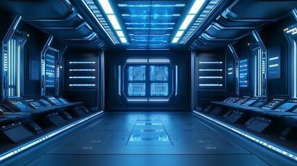 A cyber fortress with layered defense against hacking attempts

