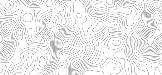 Poster - abstract diagram discovery topographic map banner texture background. seamless cartography ware frame area contour topo grid map.	