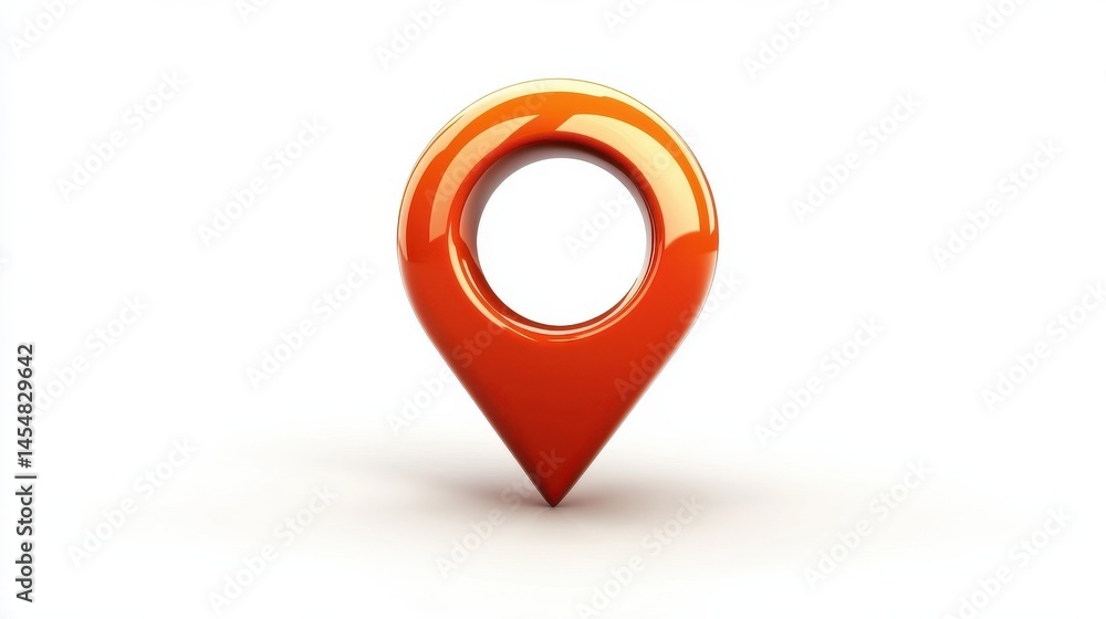 Map pointer 3d pin. Location symbols vector set isolated on white ...