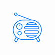 © Kamran - retro radio icon icon sign vector