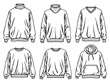 © Maharun - Pullover Sweater line art icon cozy winter fashion