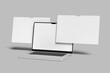 © Rizalamora - Laptop website presentation blank mockup