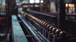 © Juan - Old textile factory interior with spinning machine and nostalgic light