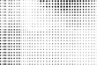 © Rysak - A stark black-and-white features a dense array of evenly spaced dots.