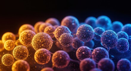 Molecular Structure with Sphere and Connection