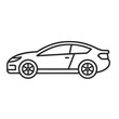 © Abdullah - 'Car Outline Icon on White Background – Vector Illustration'
