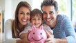 © soem - A happy family celebrating savings from a well-managed healthcare plan.