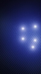 Wall Mural - loop wavy lines with blue glowing spot lights on vertical background.