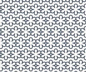 vector seamless pattern with floral elements
