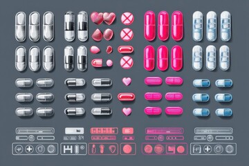 Poster - Exploring Various Pill Shapes and Their Medical Uses in an Informative Infographic Layout Generative AI