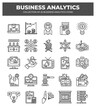 © Icon - Collection of Business Analytics Icons: Data Analysis. Marketing. Finance. and More