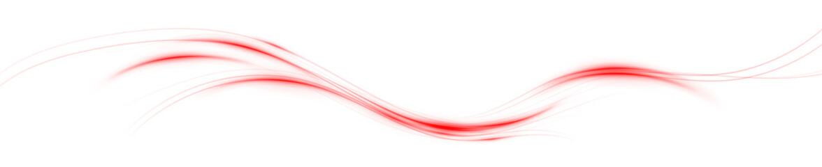 Canvas Print - red neon rays png vector abstract background – futuristic speed lines, glowing technology light trai