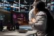 © DC Studio - Technicians in data center viewing hacking security breach alert of zero day exploit vulnerability. Cybersecurity colleagues doing brainstorming to trace intrusion origin and apply emergency patches