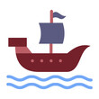 © Circlon - Pirate Ship Vector Design Icon Style